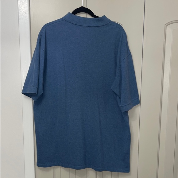 Classic Blue Perlis Shirt with Embroidered Logo - Picture 5 of 7